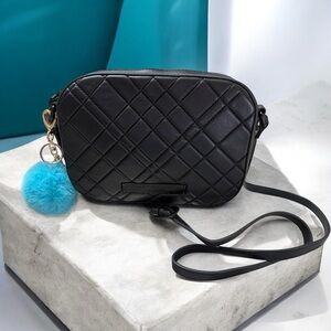 Kurt Geiger Black Quilted Crossbody Bag